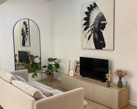Location d'un joli appartement T3 neuf, meublé avec extérieur et parking