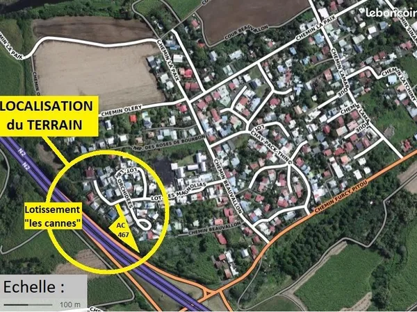 BEAUVALLON - TERRAIN VIABILISE - 550 m2