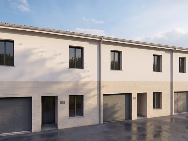 Maison familiale neuve 114.68 m2 3 chambres Jardin 210 m2 à Bègles