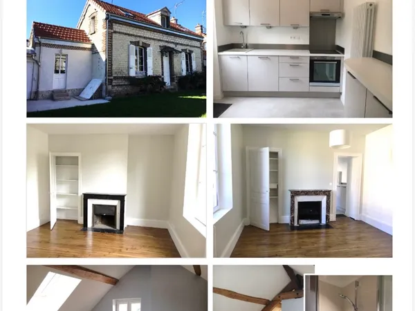 À louer belle maison ancienne, 2 chambres, 80 m2 avec jardin