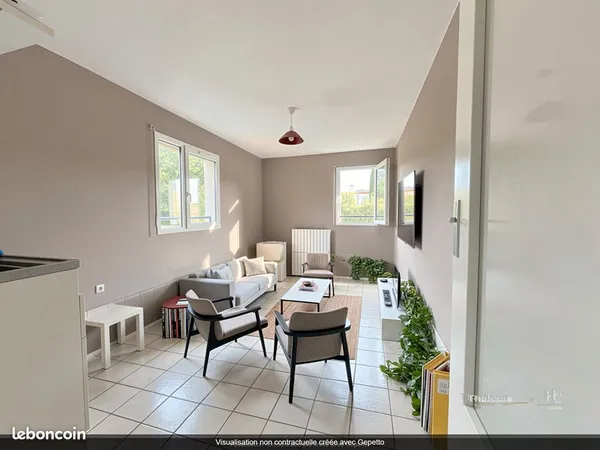 Studio 1 pièce 26 m²