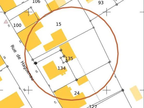 Terrain 670 m² Haguenau