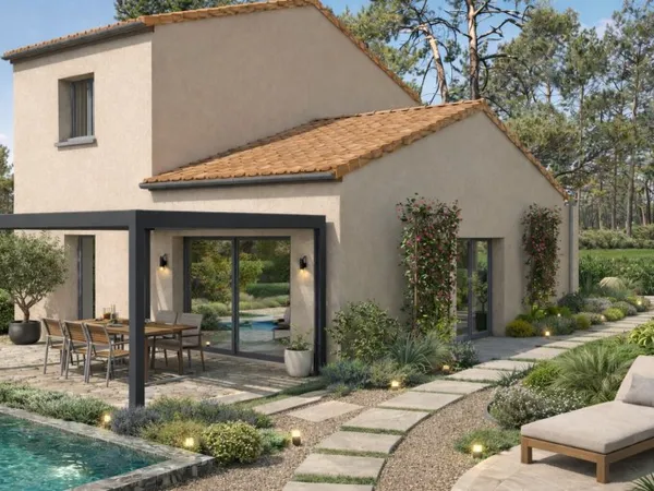 Terrain + maison 91 m²