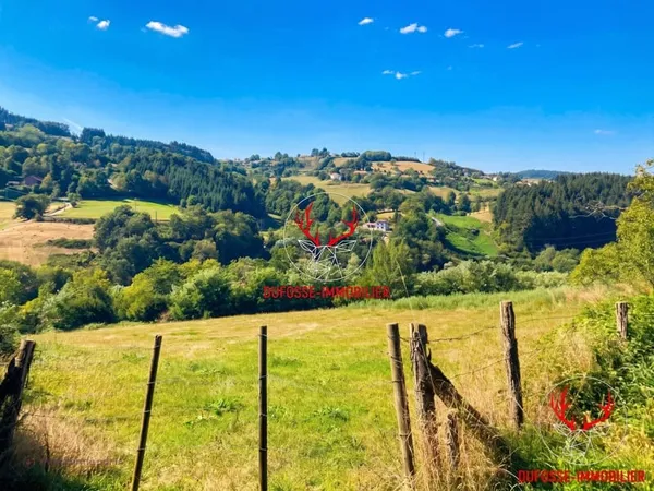 Terrain constructible / divisible avec vue panoramique - Cours (69470) Haut Beaujolais