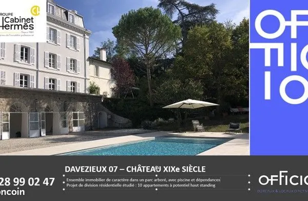 Bureaux 1 100 m²