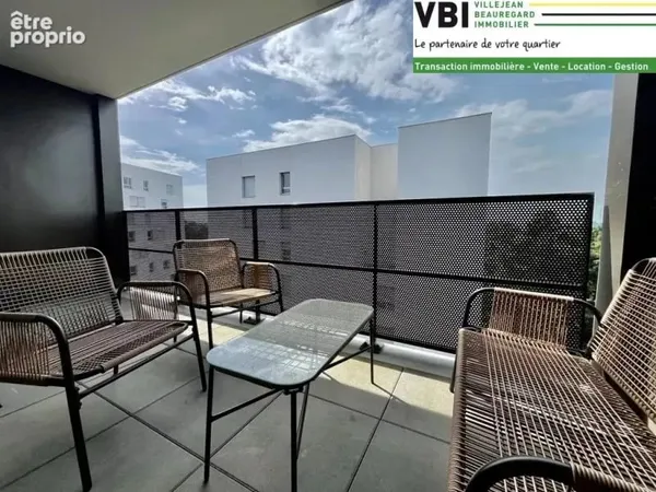 Appartement 4 pièces 79.71 m2 - Rennes Villejean