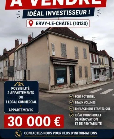 Immeuble 3 pièces 230 m²