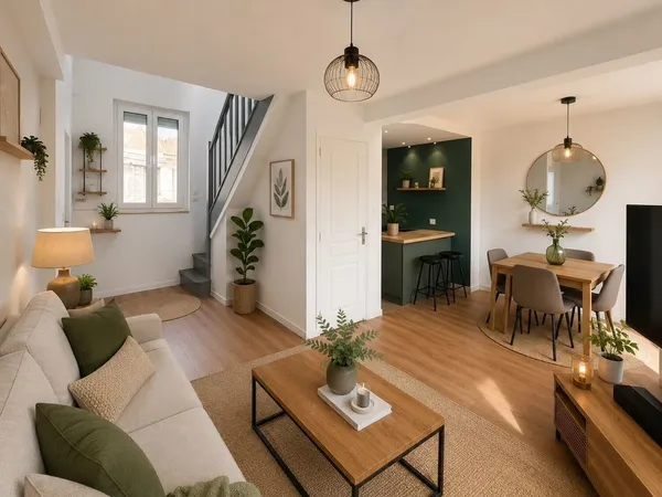 F3 Duplex 57 m au sol 42 loi carrez DPE C ? Rentabilité