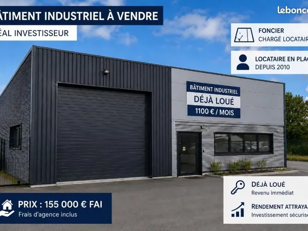 Local industriel 154 m²