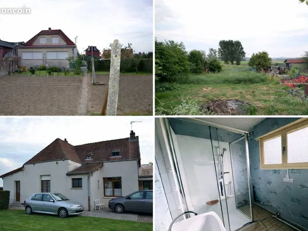 Maison 137 m² - 8 pièces + atelier - Terrain 2100 m² - Exposition Sud-Ouest