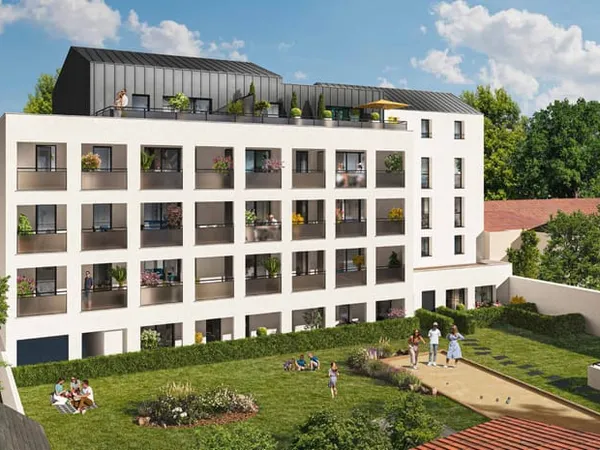 Nantes à proximité du parc de la Mitrie