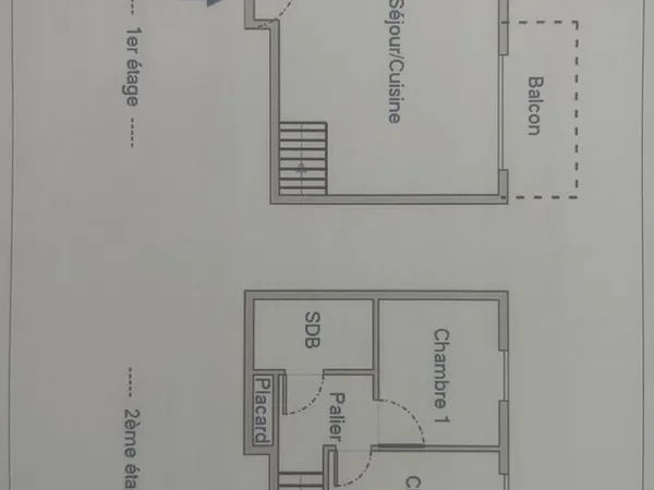 T3 Duplex (exposition ouest) + cave + box fermé