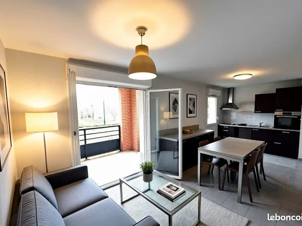 T2 42 m² - Résidence Seniors Les Villages d'Or - RDC - Balcon - Aucamville - Particulier