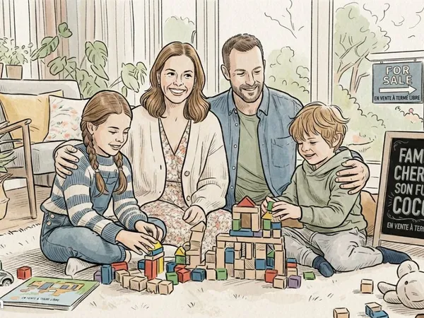 Maison/appart en vente à terme libre