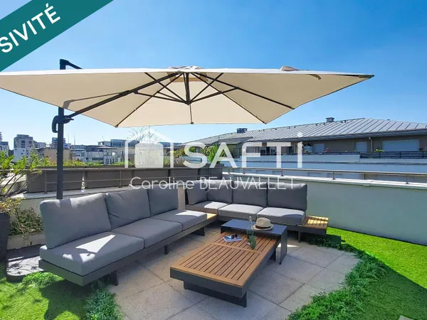 Massy Atlantis  123 m² de terrasse au dernier étage