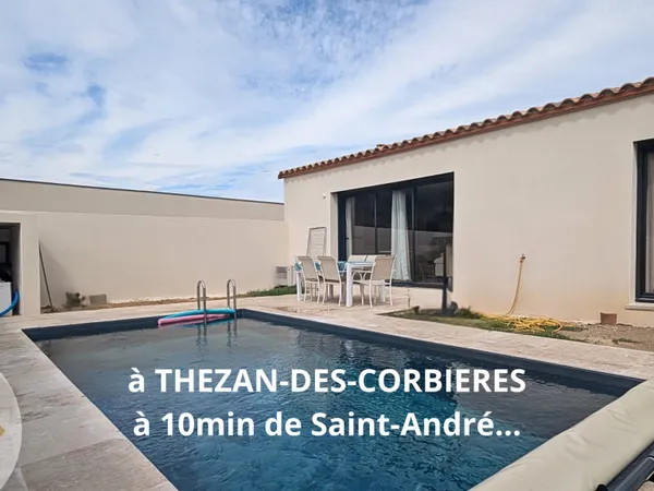 VILLA NEUVE DE PLAIN PIED AVEC PISCINE