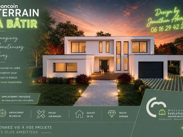 Terrain 592 m² Reau