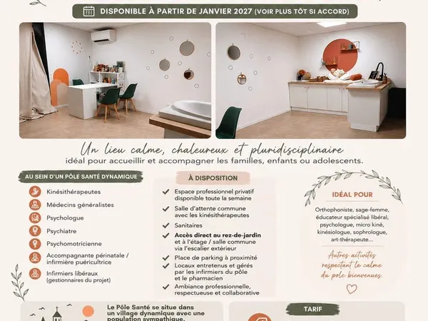 Local 20m² pôle santé