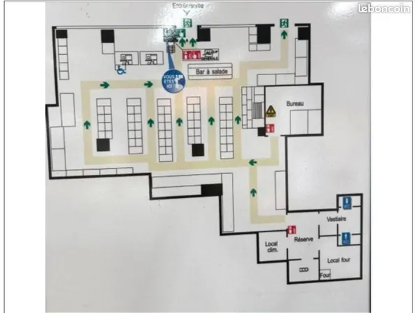 Local commercial 185 m² Montrouge