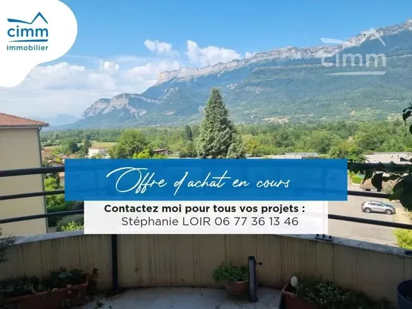 A VENDRE - GONCELIN – T4 95 m² avec balcon et vue exceptionnelle sur la Chartreuse