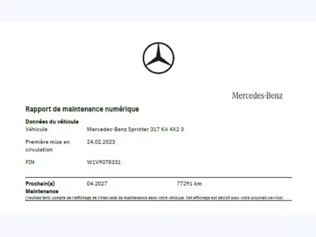Mercedes Sprinter 317 cdi fourgon 37s l2h2 170ch — photo 12
