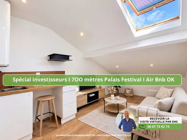 Studio à vendre à Cannes (06400)