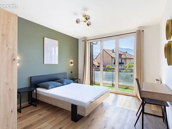 T3 43m² · Balcon vue montagnes · Rénové 2022