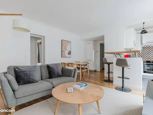 Appartement meublé 4 pièces - 80 m² - Paris 15e (Saint-Lambert)