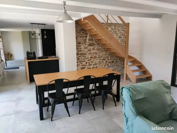 Maison T4 meublée avec grand jardin - Bouée (44)