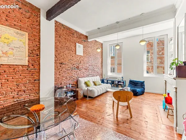 T2 54 m² rénové - cachet ancien - Quartier Saint-Étienne
