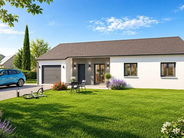 Projet de construction d'une maison 93 m² avec terrain à BÂGÉ-DOMMARTIN (01)