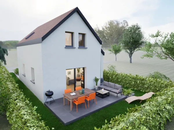 Terrain + maison 80 m²