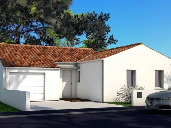 Maison 3 chambres avec Garage à NOTRE DAME DE RIEZ sur un terrain de 591 m²