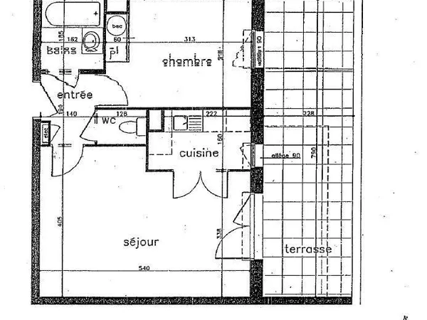 Appartement 2 pièces 41 m²