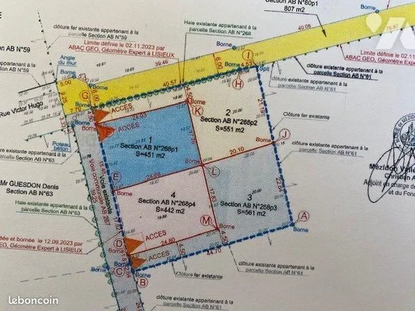 Terrain 561 m² CANON