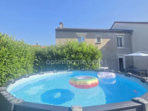 Maison rénovée à vendre 4 chambres, jardin et piscine à BRAS SUR MEUSE