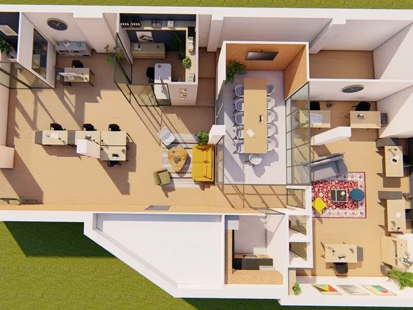 Local professionnel, Bureaux refait à neuf - 180 m² - Montpellier