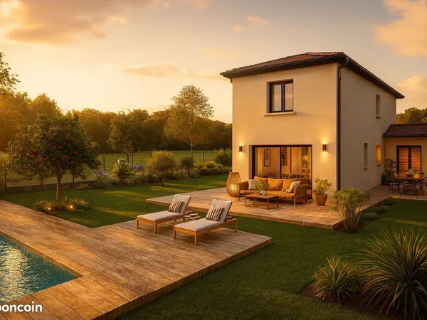 Maison individuelle centre MIONS sur grand terrain