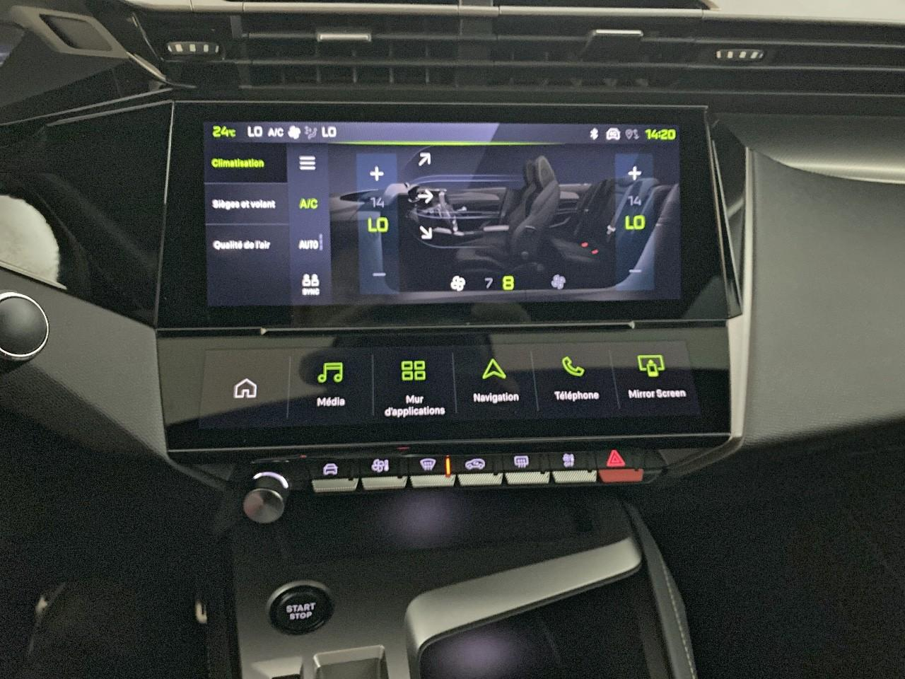 Peugeot 408 hybrid 145 e-dcs6 gt — photo 14