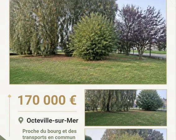 Terrain octeville sur mer