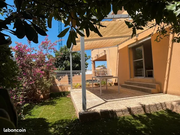 Valras Mouettes RDC maison avec grande terrasse