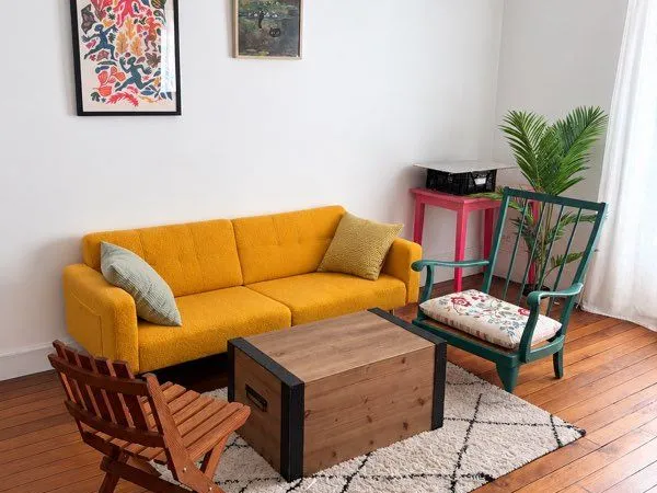 Appartement meublé 52m2 Paris 11eme nation rue de boulets
