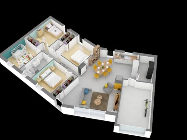 Maison neuve 5 pièces 98 m²