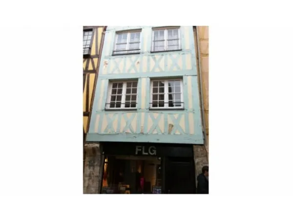 Loue F2Bis 56,5m² à Rouen hyper-centre