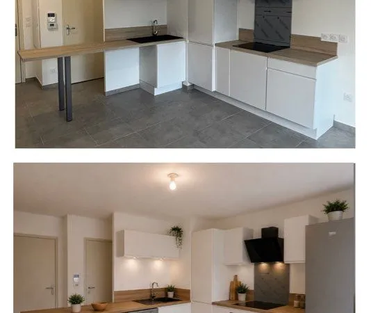 Appartement T2 grande terrasse et double place parking