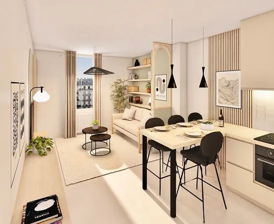 Appartement T3 meublé de 58m2