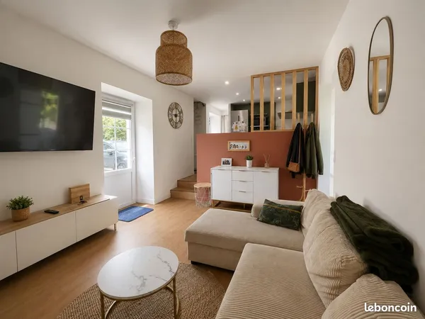 Maison vue montagnes