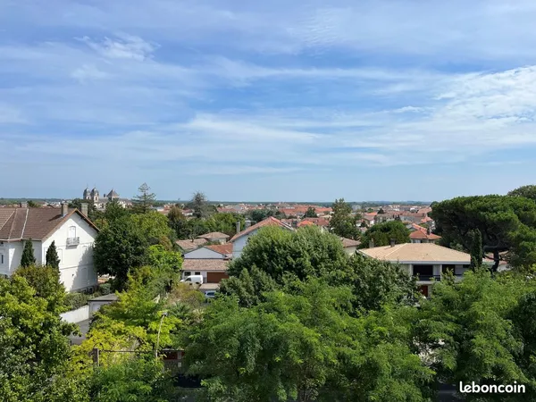 À louer - Studio lumineux de 33 m² avec balcon et parking - Dax centre
