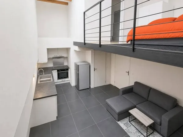 Loft 2 pièces 38 m²