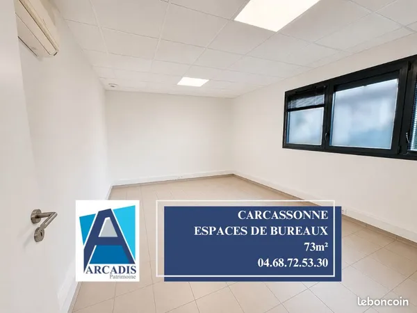 Bureaux 73 m² CARCASSONNE